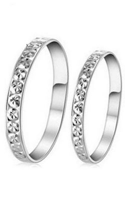 SS11045 Starry couple rings S925 sterling silver rings